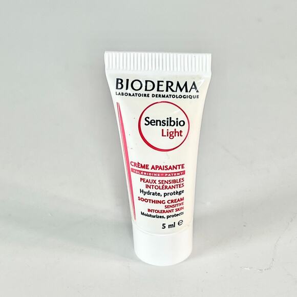 Bioderma Sensibio Light Soothing Cream Moisturizer Travel .17 fl oz 5ml New - Picture 1 of 5